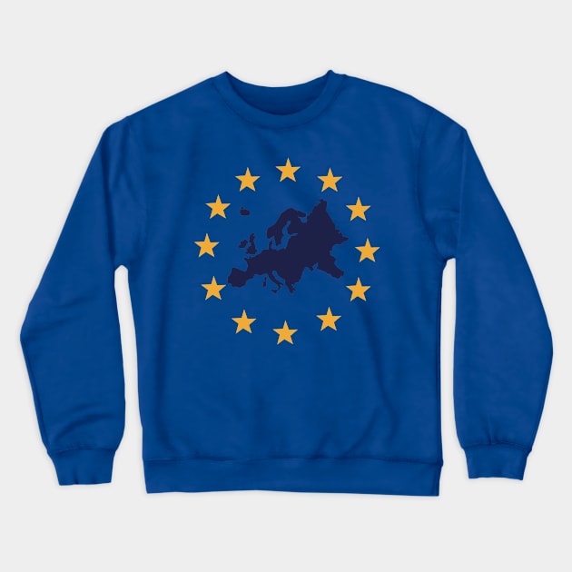 Europe stars Crewneck Sweatshirt by Designzz